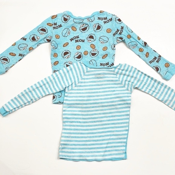 Sesame Street Cookie Monster toddler boys pajama tops - Picture 2 of 3